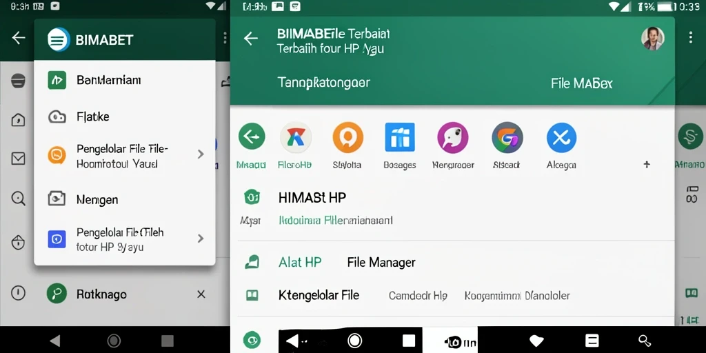 Antarmuka BIMABET yang intuitif untuk pengelolaan file.