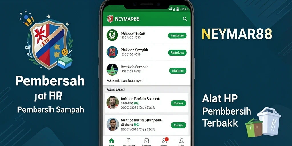 Tangkapan layar antarmuka NEYMAR88 menunjukkan fungsi pembersih sampah yang efisien.