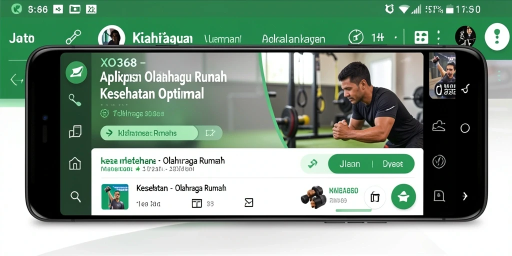 Tampilan antarmuka aplikasi XO368 yang bersahabat dan mudah dinavigasi.
